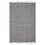 NAAR Guros Collection 4X6 Grey/White /Geometric Indoor/Outdoor Area Rug B189P183585