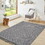 NAAR Guros Collection 5X7 Grey/White /Geometric Indoor/Outdoor Area Rug B189P183586