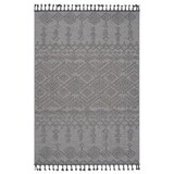 NAAR Guros Collection 4X6 White/White /Traditional Indoor/Outdoor Area Rug B189P183600