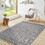 NAAR Guros Collection 4X6 White/White /Traditional Indoor/Outdoor Area Rug B189P183600