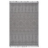 NAAR Guros Collection 6X9 White/White /Traditional Indoor/Outdoor Area Rug B189P183602