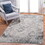 NAAR PAYAS Collection 6X9 Cream/Anthracite /Traditional Non-Shedding Living Room Bedroom Dining Home Office Stylish and Stain Resistant Area Rug B189P183616