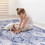 Naar 2x3 Blue Area Rug, Machine Washable Area Rugs, Low-Pile Non-Slip Non-Shedding Foldable Kid&Pet Friendly, Area Rugs for living room, bedroom, kitchen, dining room rug - Perfect Gift, (Blue, 2x3)