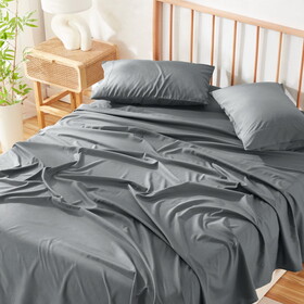Sleeptone Basics Premium Bamboo Sheet Set - Queen - Gray P-B190P187292