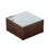 Nestl 7 Piece Patio Furniture Wicker Conversation Set, Brown/ Beige B190S00015