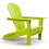 HDPE Folding Adirondack Chair, Ultra Durable Weather Resistant Design, Easy Folding Design, 300 lb Capacity, Light Green B192P191892