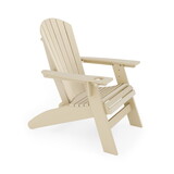 Adirondack Chair - Sturdy HDPE Poly Lumber for Poolside, Patio, and Garden Relaxation B195P198768