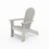 Dark Gray Adirondack Chair - Premium HDPE Poly Lumber for Pool, Patio, and Garden Elegance B195P198779