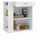 Pantry Cabinet 67" H, Two Doors, One Drawer, Two Open Storage Shelves, Two Internal Shelves, Three Open Side Storage Shelves, White B200120774