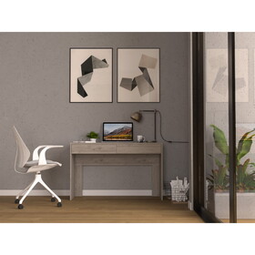 Acanto 2 Drawer Writing Computer Desk, Light Gray B200132880