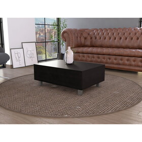 Aran Lift Top Coffee Table, Storage Compartment, Black B200132898