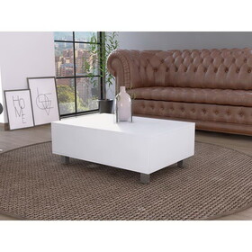 Aran Lift Top Coffee Table, Storage Compartment, White B200132900