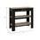 Kitchen Island 37" H, Two Open Storage Shelves, One Drawer, Four Legs,Towel Hanger, Black / Light Oak B200132959