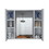 Medicine 19H" Double Door Cabinet, One External Shelf, White B200133007