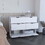 Dresser 30"H, 4 Drawer Dresser with 2 Lower Cabinets, Drawer Chest, White B200133022