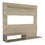 Beijing Floating Entertainment Center, One Superior Shelf, Two Shelves, Space for The TV&#180;s up 55" -Light Pine B20091831