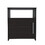 Nordico Nightstand, End Table, Side Table One Shelf, Single Door Cabinet, Metal Handle -Black B20091970