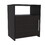 Nordico Nightstand, End Table, Side Table One Shelf, Single Door Cabinet, Metal Handle -Black B20091970