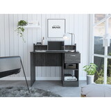 Charlotte Computer Desk with 2 Storage Shelves and Drawer B200P148895