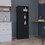 B200P173167 Black+Engineered Wood+Kitchen+Modern+MDF