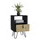 Huna Nightstand, Stylish Storage with Hairpin Leg, Open Shelf and Drawer B200P173218