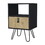 Kimball Nightstand, Ample Storage Design with Hairpin Legs, Drawer an Open Shelf B200P176119