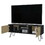 Kimball Hairpin Legs TV Rack, Media Unit with 2 Doors and Open Shelves B200P176179