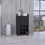 B070P188867 Black+Engineered Wood+Primary Living Space+Modern+Particle Board
