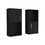 Wall Mounted Bathroom Medicine Cabinet Eak 24" H, Two Doors, Two Shelves,Black B200P199746