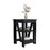 Taylor 3-Tier End Table/Nightstand, Side Table for Small Space, Black B200P199750