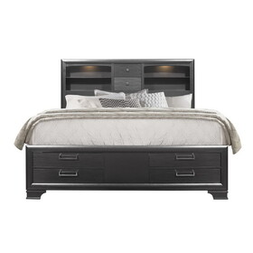 Civic Grey Queen Bed
