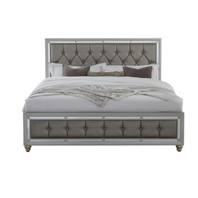 Chloe Silver Queen Bed