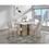Mikha Natural Bar Table And Beige Bar Stools B201S00352