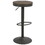 Dakota Industrial Adjustable Barstool in Brown and Grey by LumiSource - Set of 2 B202P222405