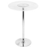 Spyra Contemporary Light Up Adjustable Bar Table by LumiSource B202P223296