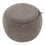 Tray Pouf Contemporary Ottoman in Natural Wood and Brown Fabric by LumiSource B202P223753