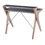 Archer Contemporary Desk in Walnut Wood with Grey Wood Top by LumiSource B202P223955