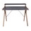 Archer Contemporary Desk in Walnut Wood with Grey Wood Top by LumiSource B202P223955