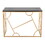 Constellation Contemporary Desk in Gold Metal and Black Wood by LumiSource B202P223959