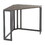 Roman Industrial Corner Desk in Black Metal and Espresso Bamboo by LumiSource B202P223961