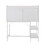 Geo Shelf Contemporary Desk in White Steel and White Wood by LumiSource B202P223963