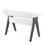 Wishbone Contemporary Desk in Grey and White Wood by LumiSource B202P223973