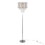 Droplets 60" Contemporary Metal Floor Lamp in Polished Chrome and Clear K9 Crystal Accents from Grandview Gallery by LumiSource B202P223981