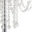 Droplets 60" Contemporary Metal Floor Lamp in Polished Chrome and Clear K9 Crystal Accents from Grandview Gallery by LumiSource B202P223981