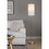 Bounty 62" Contemporary Metal Floor Lamp in Brushed Nickel with White Textured Linen Shade from Grandview Gallery by LumiSource B202P223983