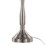 Sawyer 25" Contemporary Metal Table Lamp in Brushed Nickel with White Linen Shade and Built-in USB Port from Grandview Gallery by LumiSource - Set of 2 B202P224080