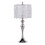 Ashland 27" Contemporary Metal Table Lamp in Polished Nickel with Round Clear K9 Crystal Beads and Polished Nickel Shade from Grandview Gallery by LumiSource - Set of 2 B202P224095