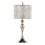 Ashland 27" Contemporary Metal Table Lamp in Polished Nickel with Square Clear K9 Crystal and Polished Nickel Shade from Grandview Gallery by LumiSource - Set of 2 B202P224096