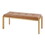 Fuji Contemporary Bench in Gold Metal and Camel Faux Leather by LumiSource B202S01157