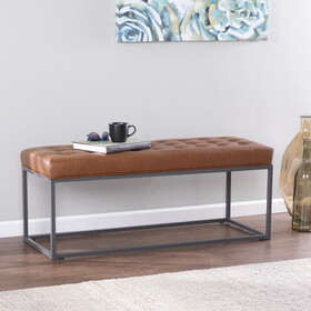 Ciarin Upholstered Hallway Bench - Brown B20479019